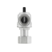 Кран кульовий з накидною гайкою Raftec BLACK 1/2" для води кутовий ВВ (DRBZ1)