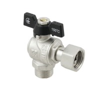 Кран кульовий з накидною гайкою Raftec BLACK 3/4" для води кутовий ВЗ (DRBM2) Кран кульовий з накидною гайкою Raftec BLACK 3/4" для води кутовий ВЗ (DRBM2)