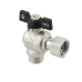Кран кульовий з накидною гайкою Raftec BLACK 3/4" для води кутовий ВЗ (DRBM2) Кран кульовий з накидною гайкою Raftec BLACK 3/4" для води кутовий ВЗ (DRBM2)