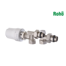 Комплект для підключення радіатора ROHO R5171-050K 1/2" осьовий (антипротечка)