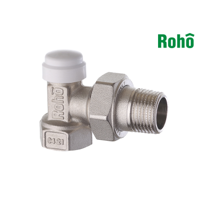 Кран радиаторный угловой ROHO R5250-050 - 1/2" обратка