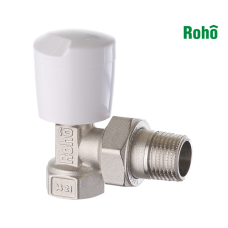 Вентиль радиаторный угловой ROHO R5550-050 - 1/2" подача