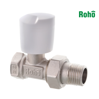 Вентиль радіаторний прямий ROHO R5560-050 - 1/2" подання