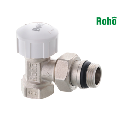 Кран термостатический угловой ROHO R5151-050 - 1/2" (антипротечка)