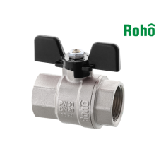 Кран кульовий Roho - 1/2" ВВ (R100-050B) Black