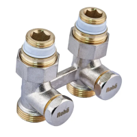 Вузол нижнього підключення радіатора ROHO R5350-075 - 3/4" прямий (RO0213)