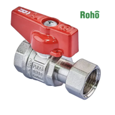 Кран шаровой ROHO R-115-050-1/2"*1/2" прямой с Н/Г (RO0231)