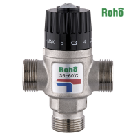 Триходовий розподільний клапан Roho R1207-075 - 3/4" ЗР (35-60*C) (RO1021) Триходовий розподільний клапан Roho R1207-075 - 3/4" ЗР (35-60*C) (RO1021)
