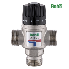 Трехходовой распределительный клапан Roho R1207-075 - 3/4" НР (35-60*C) (RO1021)