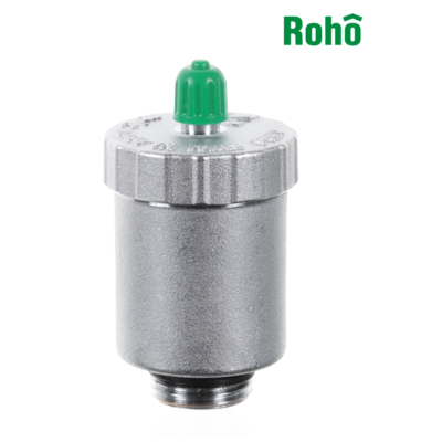 Воздухоотводчик автоматический прямой ROHO R630-050 - 1/2" Н (никель)